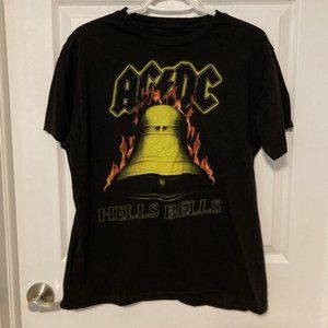 AC/DC Hells Bells Rock Tee, Adult Size Large, Worn Once